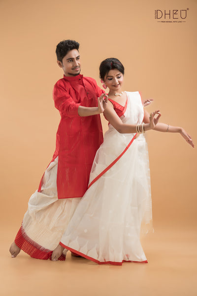 Meghe Dhaka Tara-Designer Couple Set