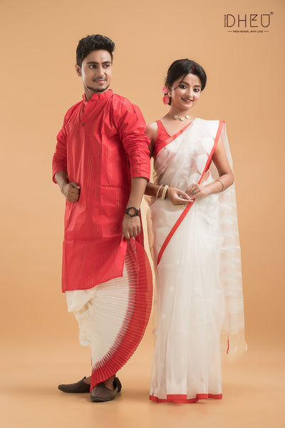 Meghe Dhaka Tara-Designer Couple Set