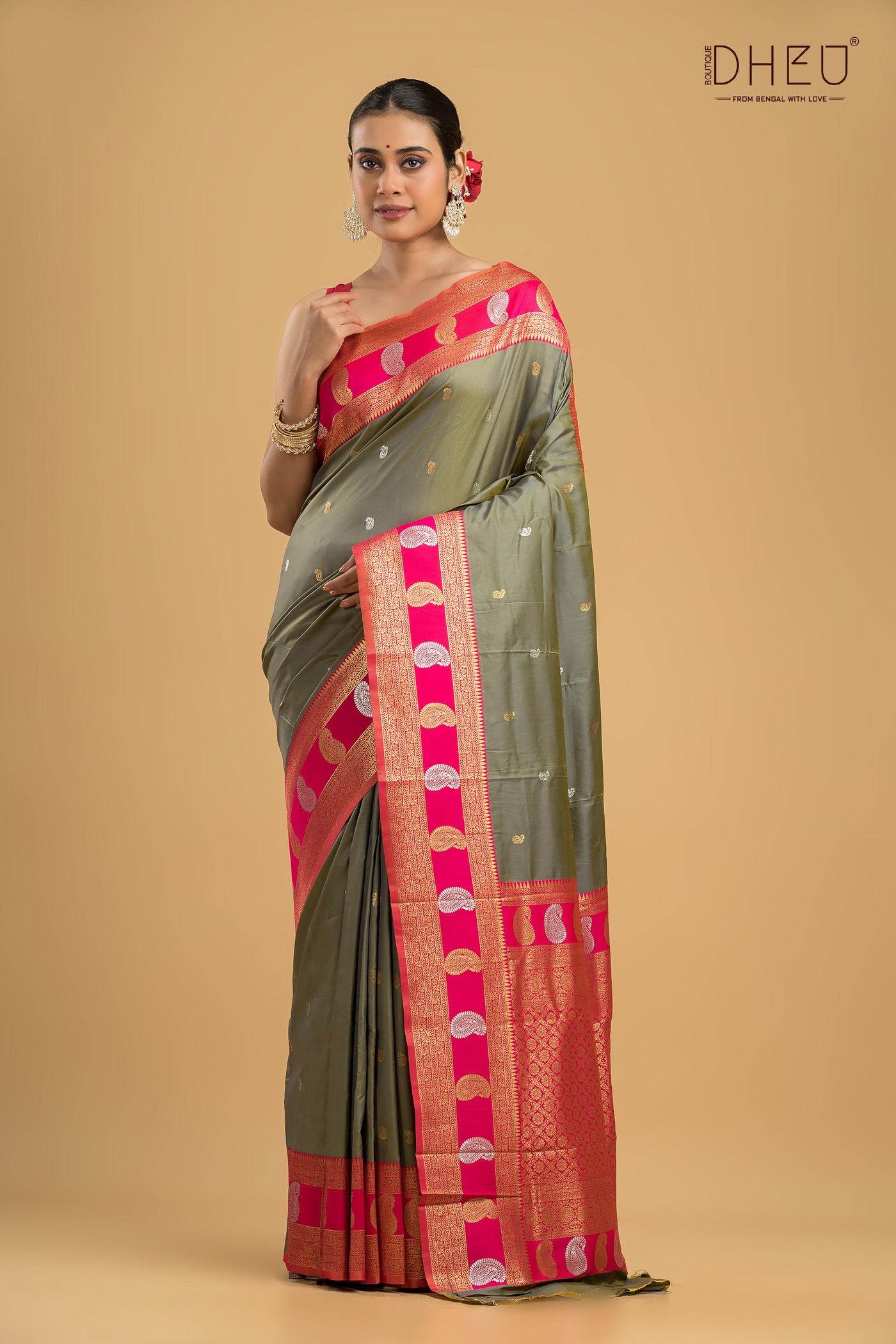 Semi Kanjivaram Silk Saree