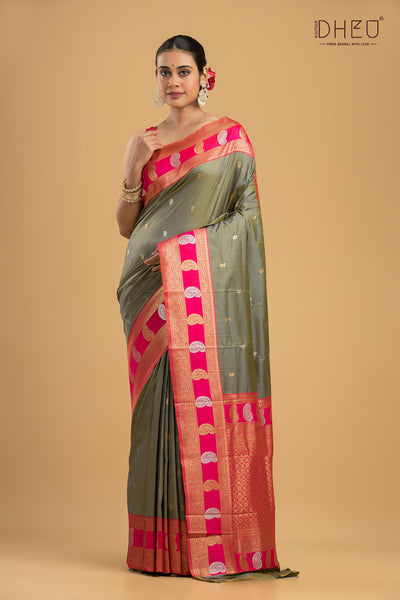 Semi Kanjivaram Silk Saree