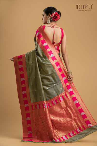 Semi Kanjivaram Silk Saree