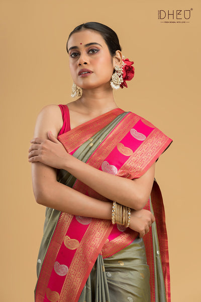 Semi Kanjivaram Silk Saree