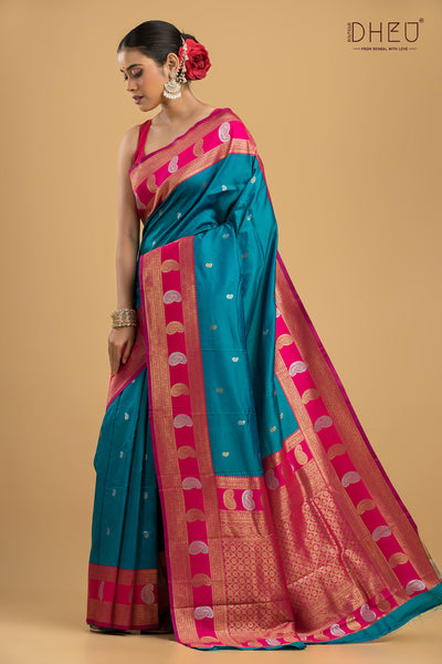 Semi Kanjivaram Silk Saree