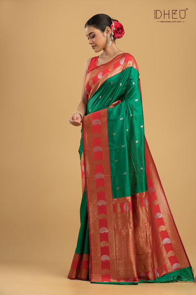 Semi Kanjivaram Silk Saree