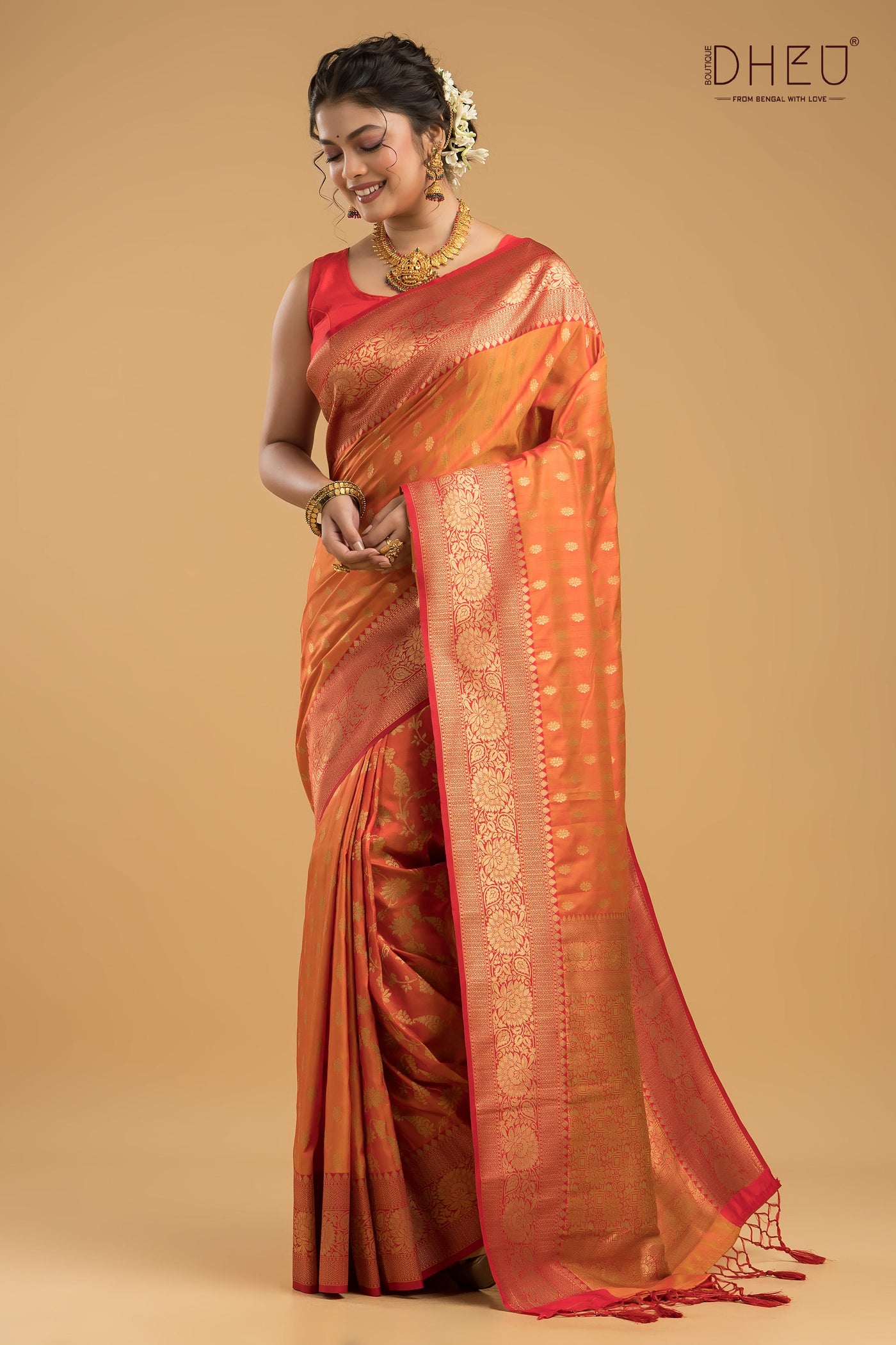 Exclusive Buta Patti Silk Saree