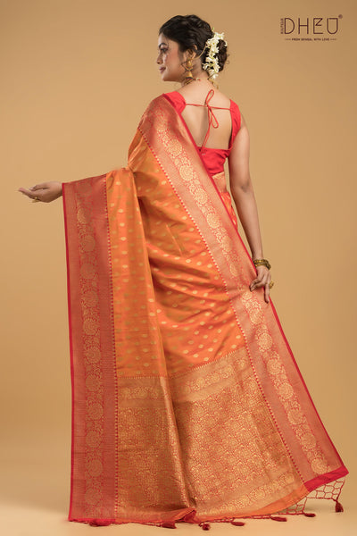 Exclusive Buta Patti Silk Saree