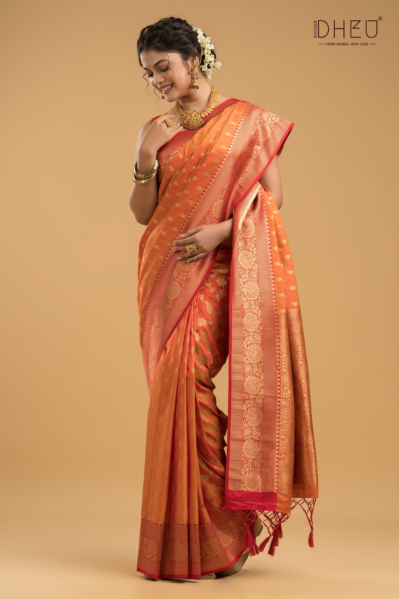 Exclusive Buta Patti Silk Saree