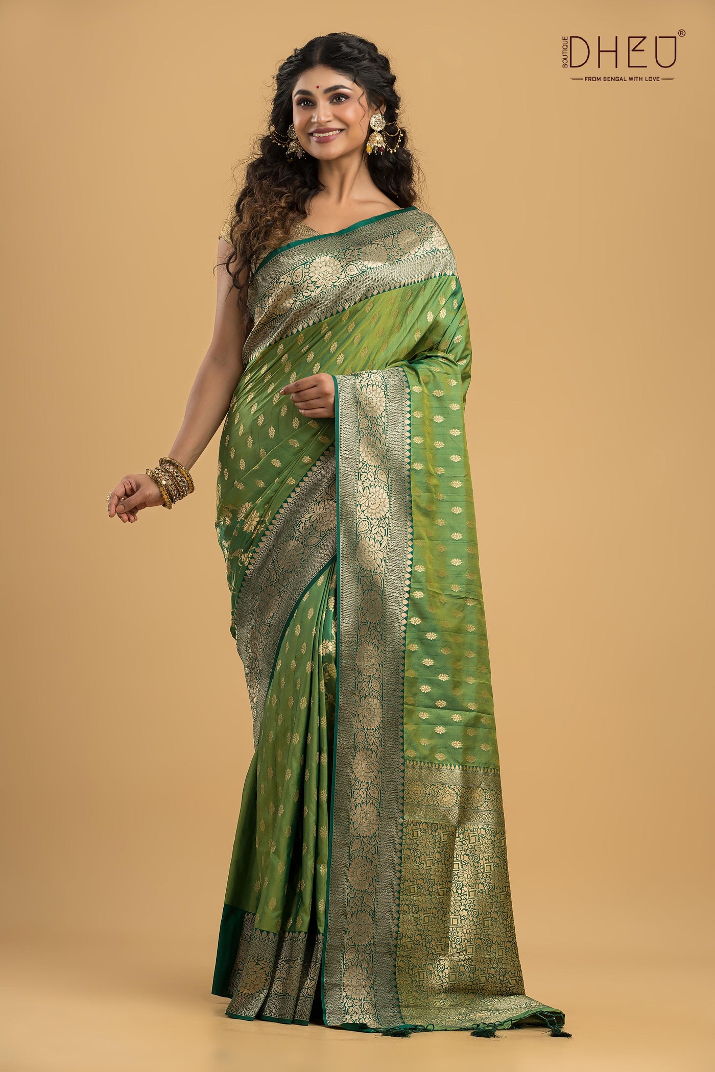 Exclusive Buta Patti Silk Saree