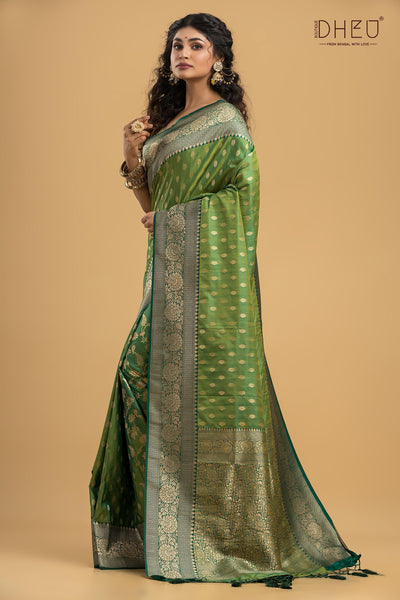 Exclusive Buta Patti Silk Saree