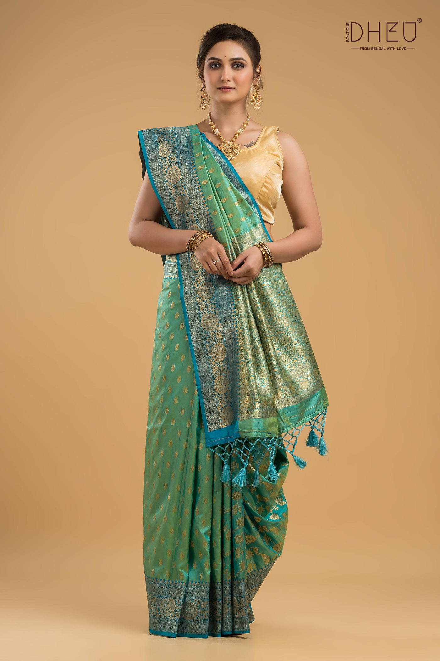 Exclusive Buta Patti Silk Saree