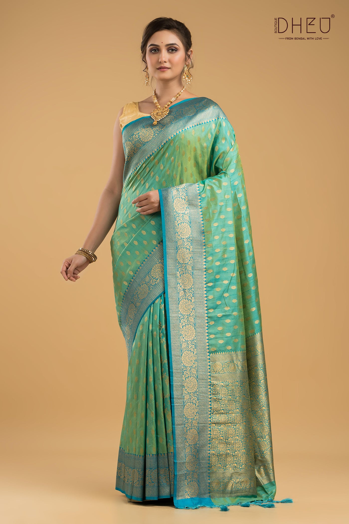 Exclusive Buta Patti Silk Saree