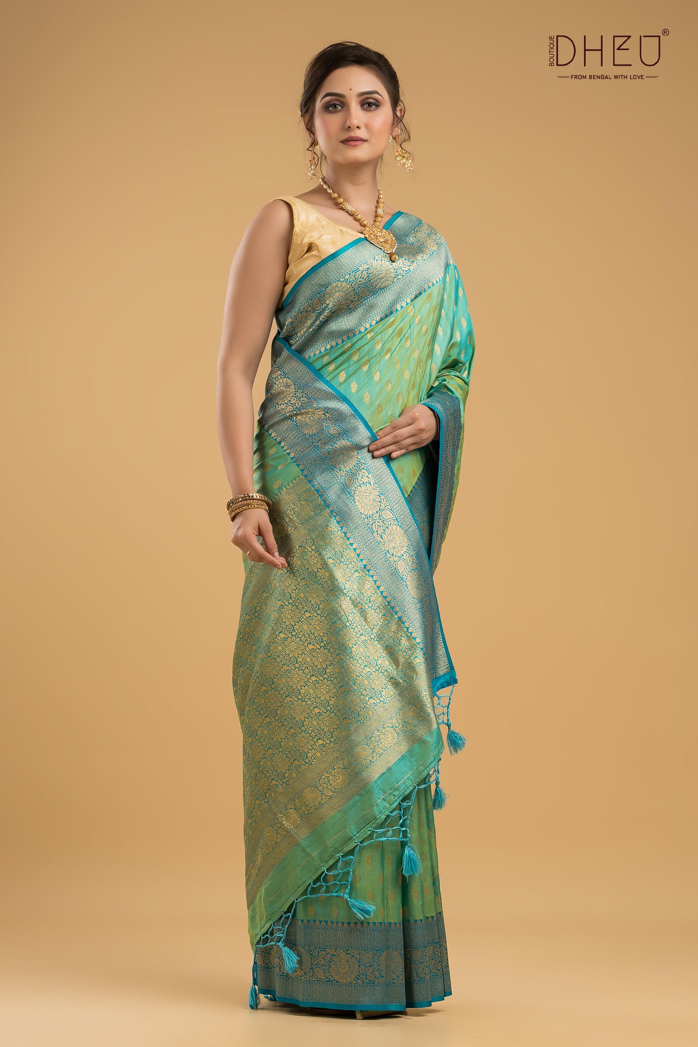 Exclusive Buta Patti Silk Saree