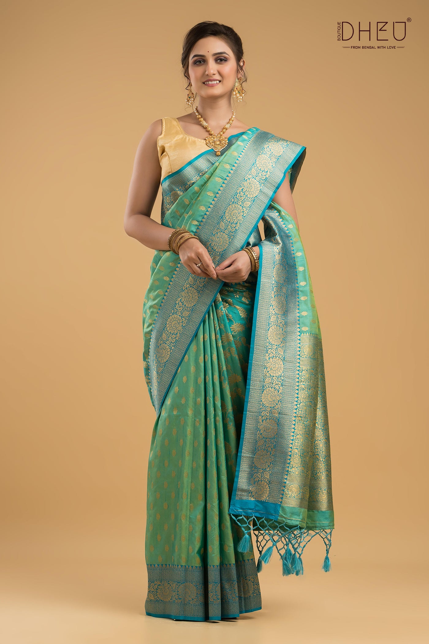 Exclusive Buta Patti Silk Saree