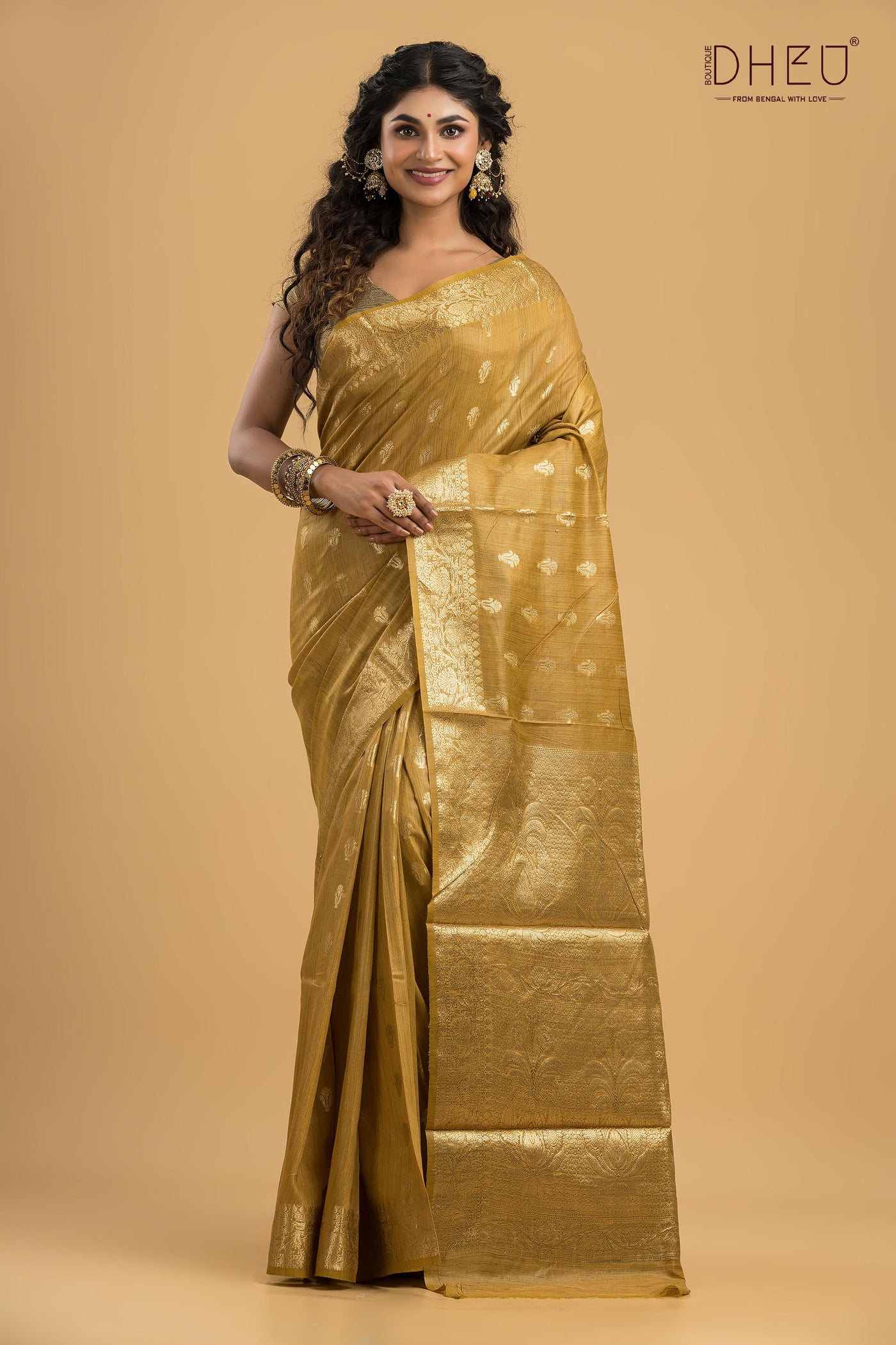 Designer Muga Silk Saree