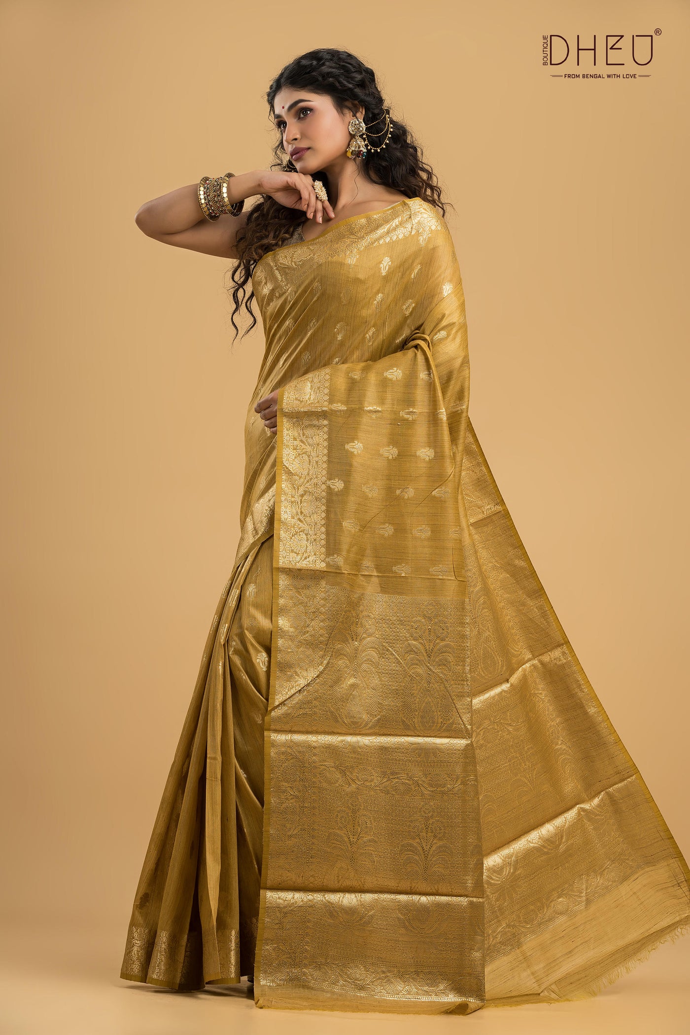 Designer Muga Silk Saree