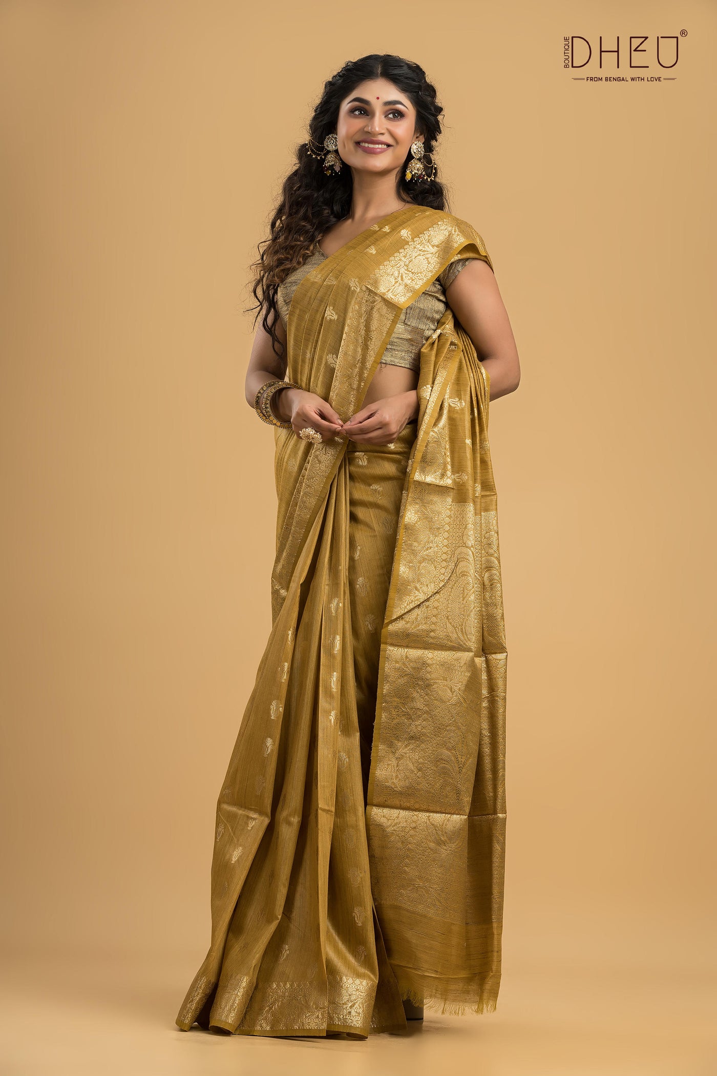 Designer Muga Silk Saree