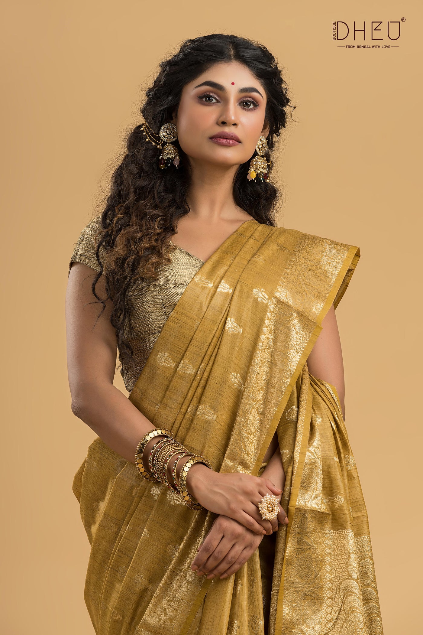 Designer Muga Silk Saree