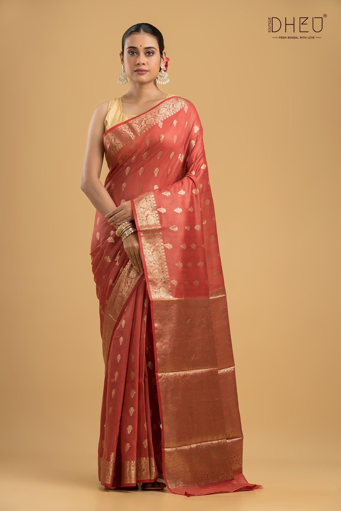 Designer Muga Silk Saree