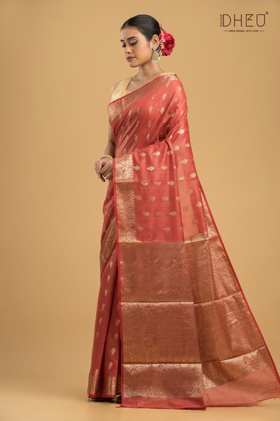 Designer Muga Silk Saree