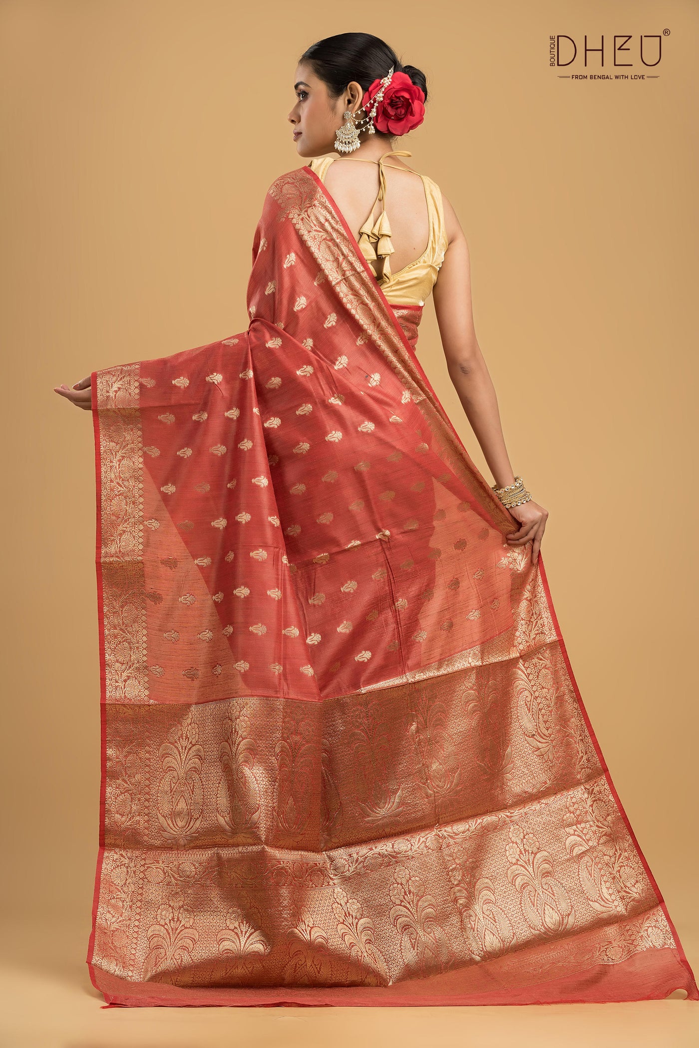 Designer Muga Silk Saree