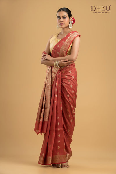 Designer Muga Silk Saree