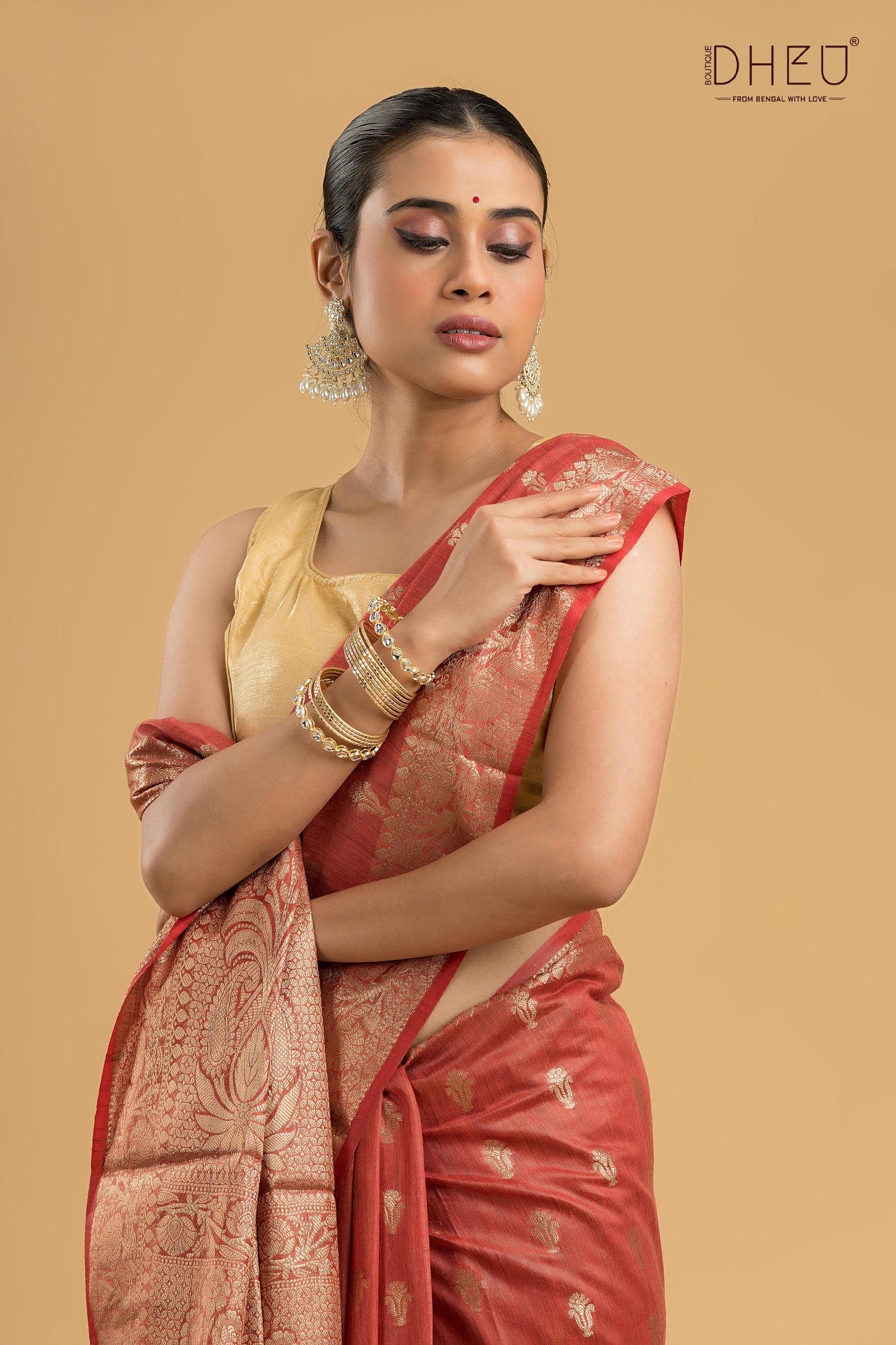 Designer Muga Silk Saree