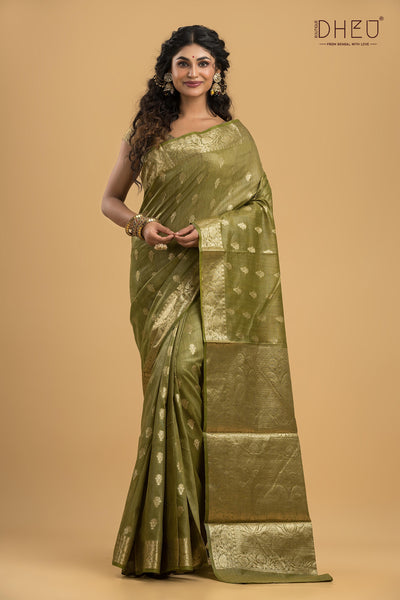 Designer Muga Silk Saree