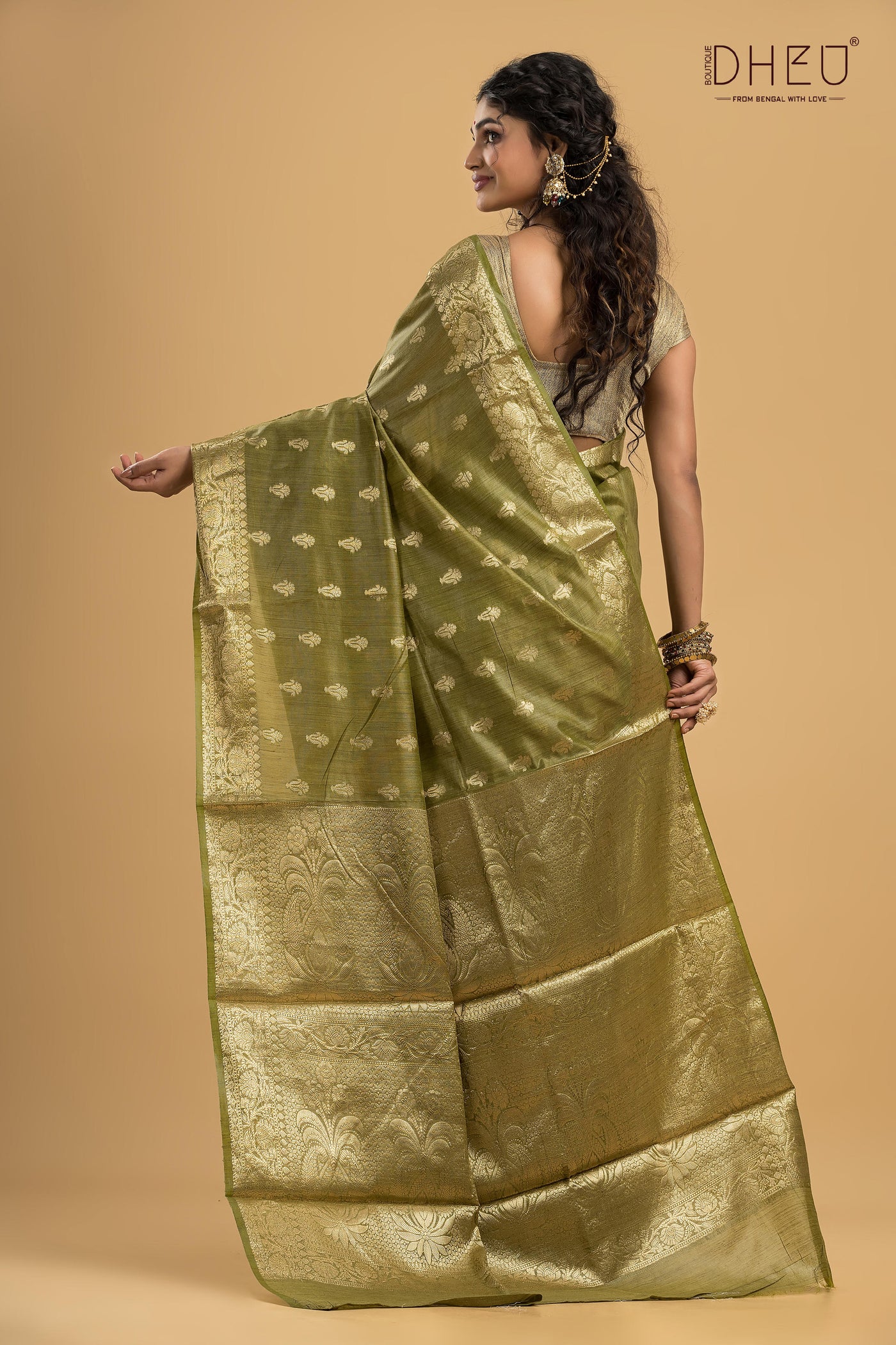 Designer Muga Silk Saree