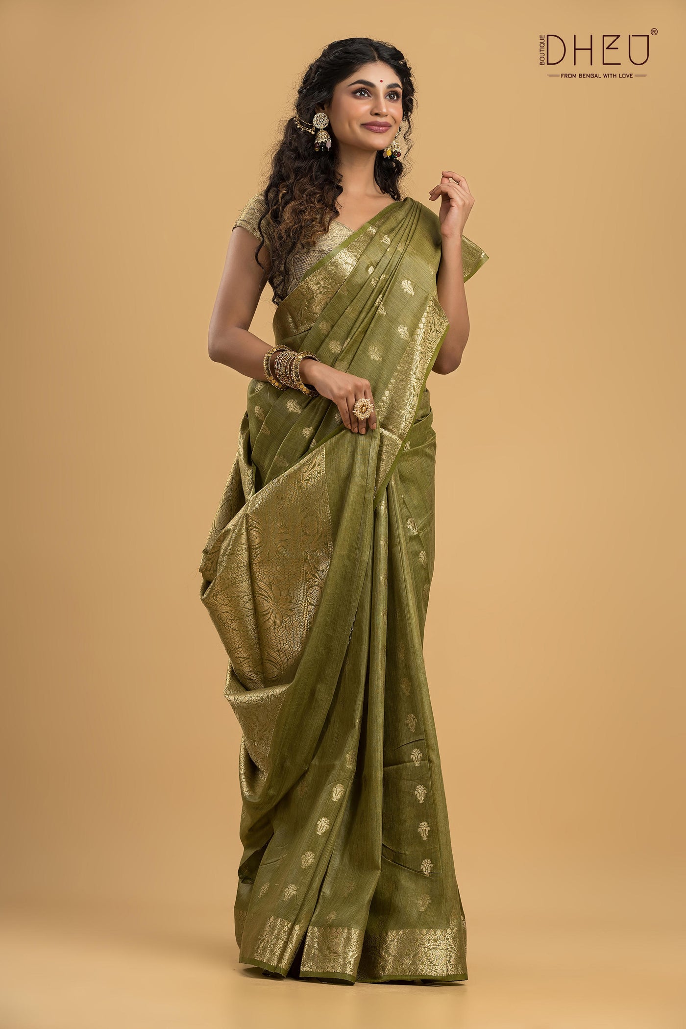 Designer Muga Silk Saree