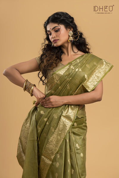 Designer Muga Silk Saree