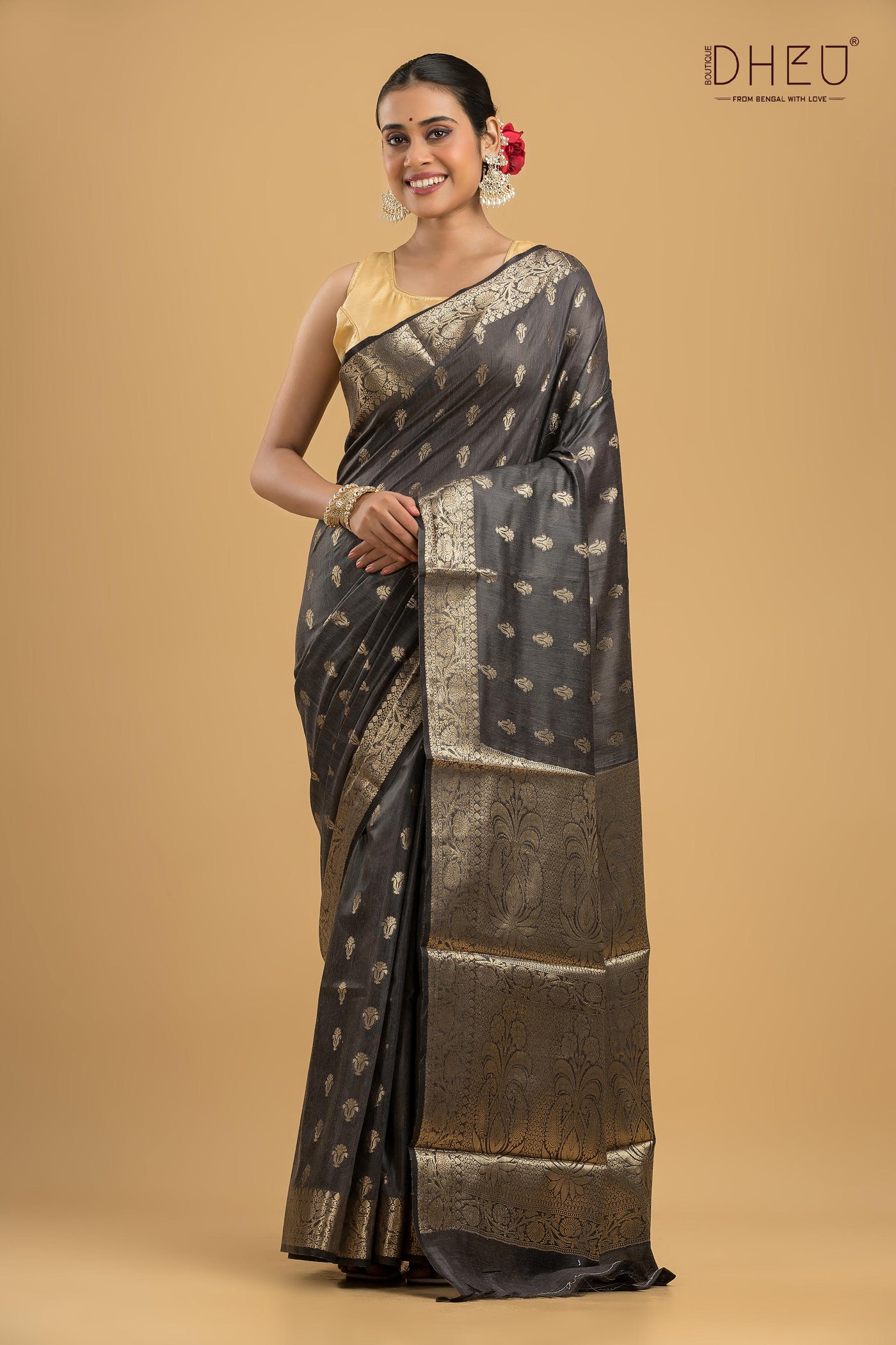 Designer Muga Silk Saree