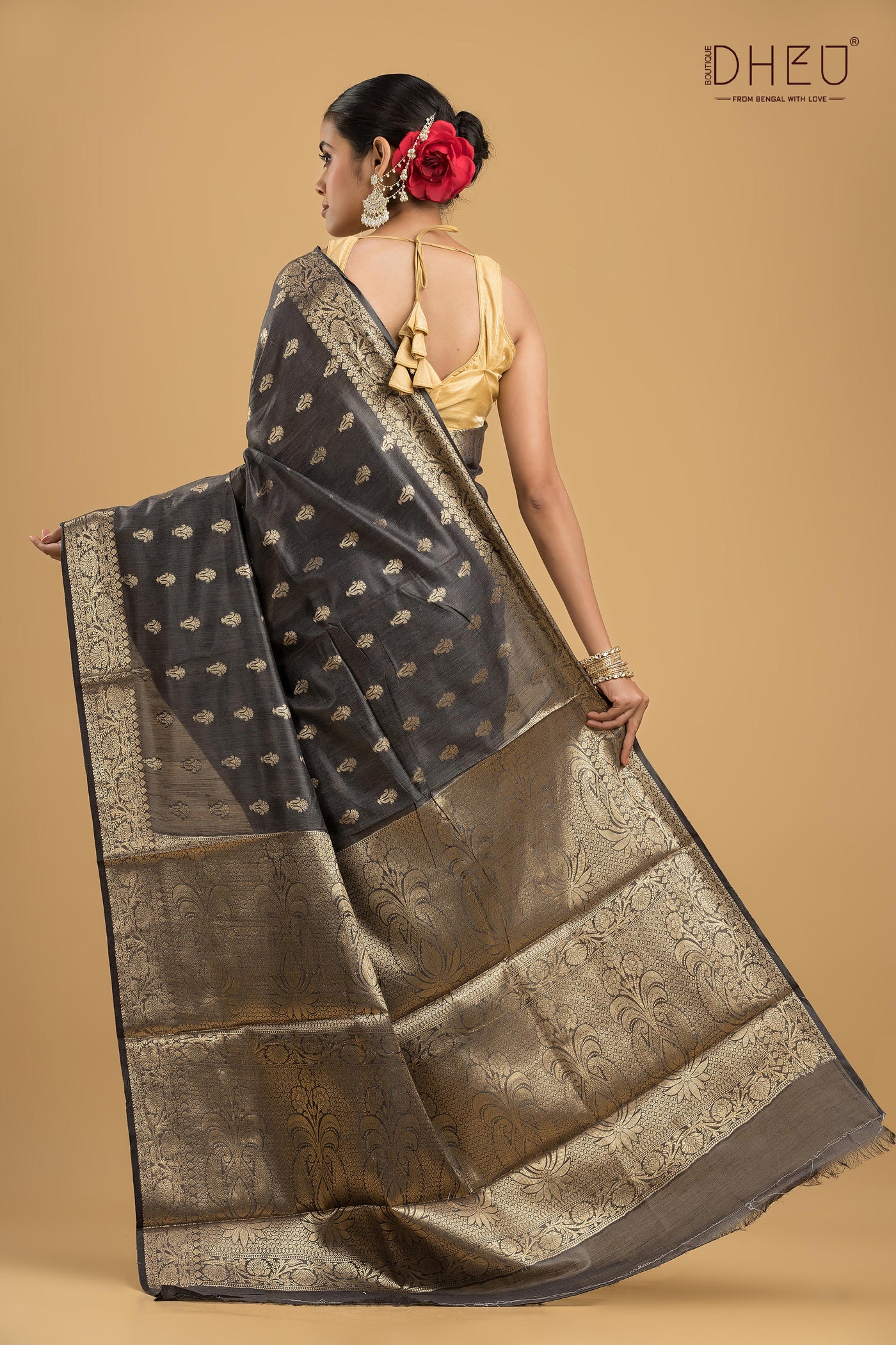 Designer Muga Silk Saree