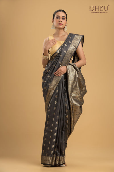 Designer Muga Silk Saree