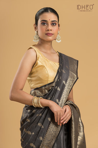 Designer Muga Silk Saree