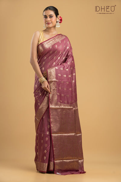 Designer Muga Silk Saree