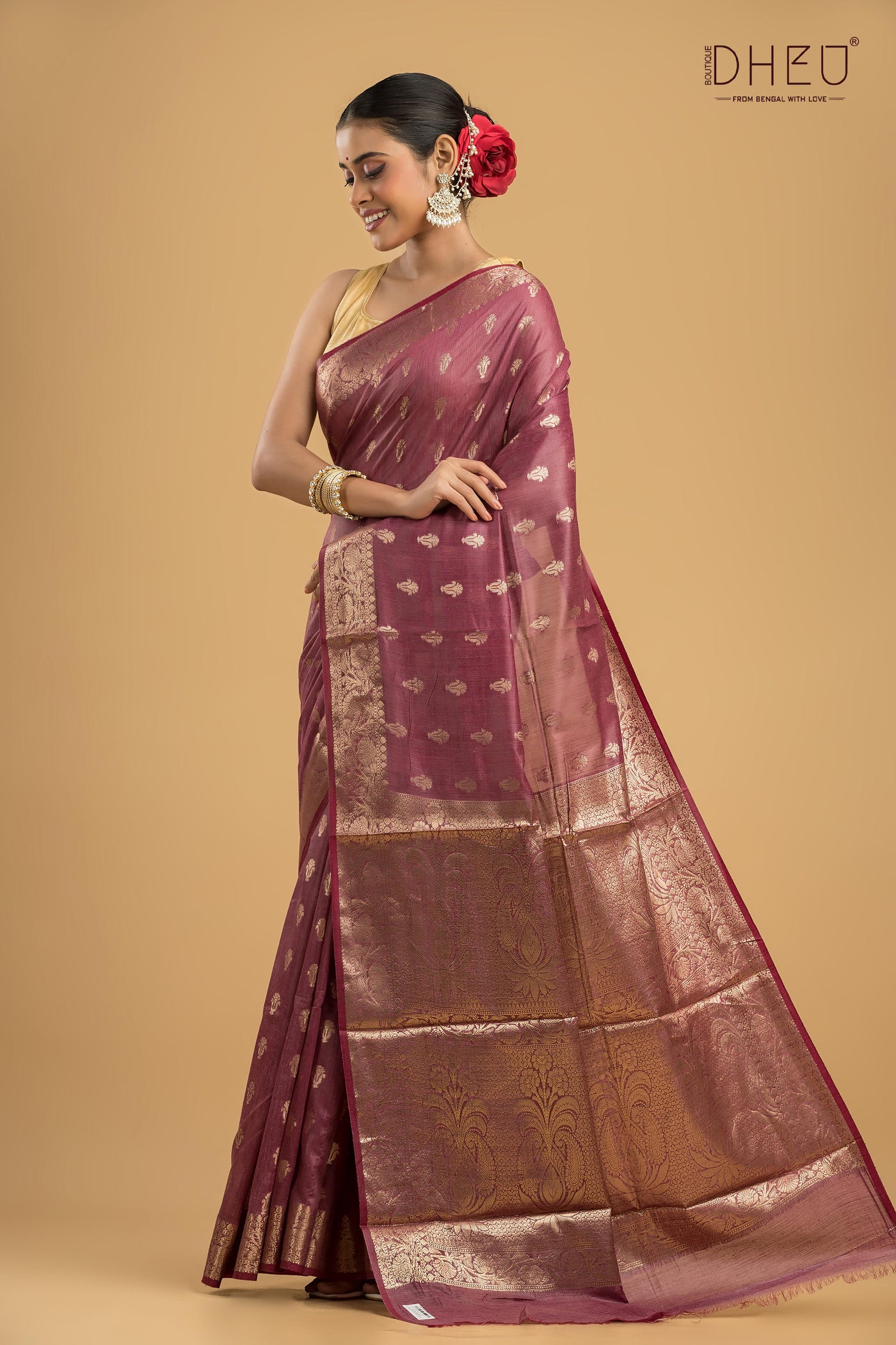 Designer Muga Silk Saree