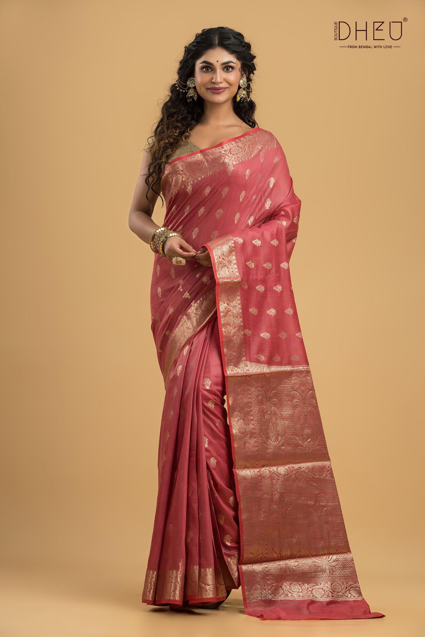 Designer Muga Silk Saree