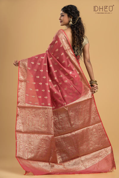 Designer Muga Silk Saree