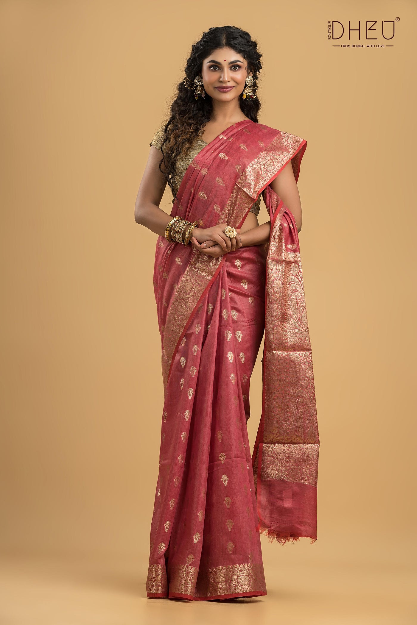 Designer Muga Silk Saree