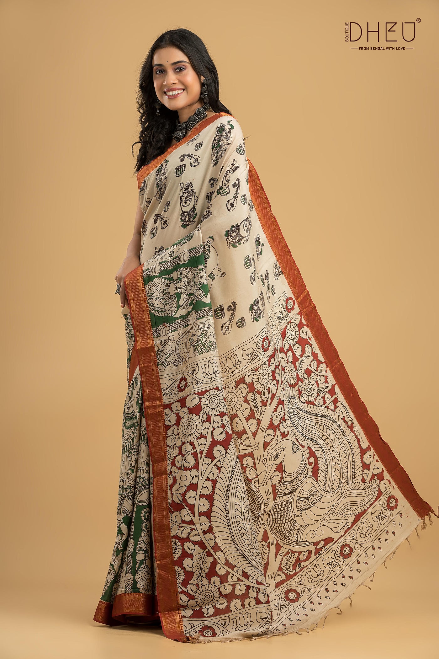 Exclusive Kalamkari Cotton Silk Saree