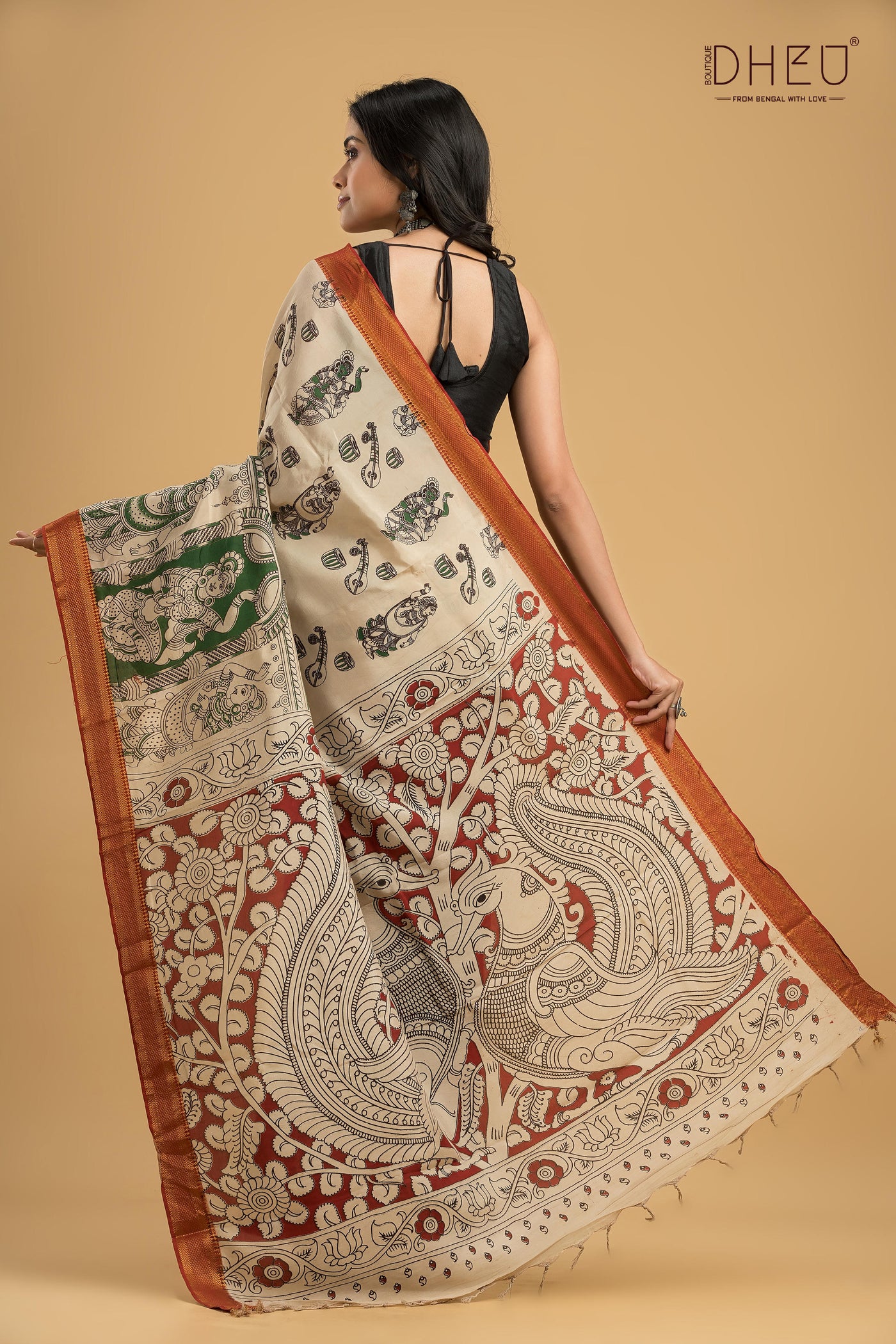 Exclusive Kalamkari Cotton Silk Saree