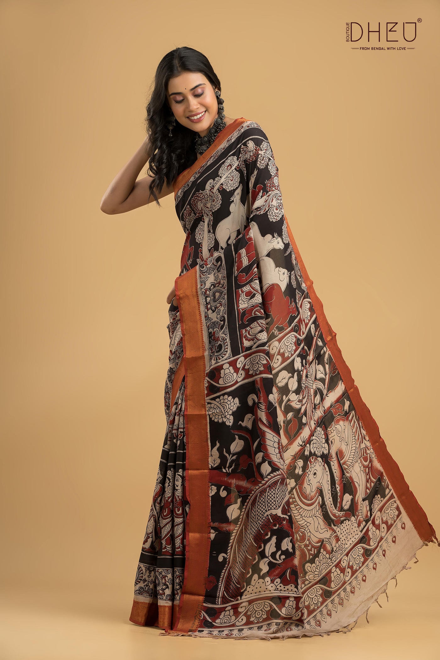 Exclusive Kalamkari Cotton Silk Saree