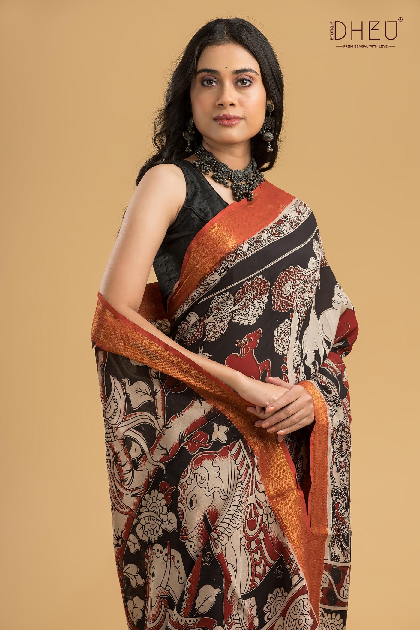 Exclusive Kalamkari Cotton Silk Saree