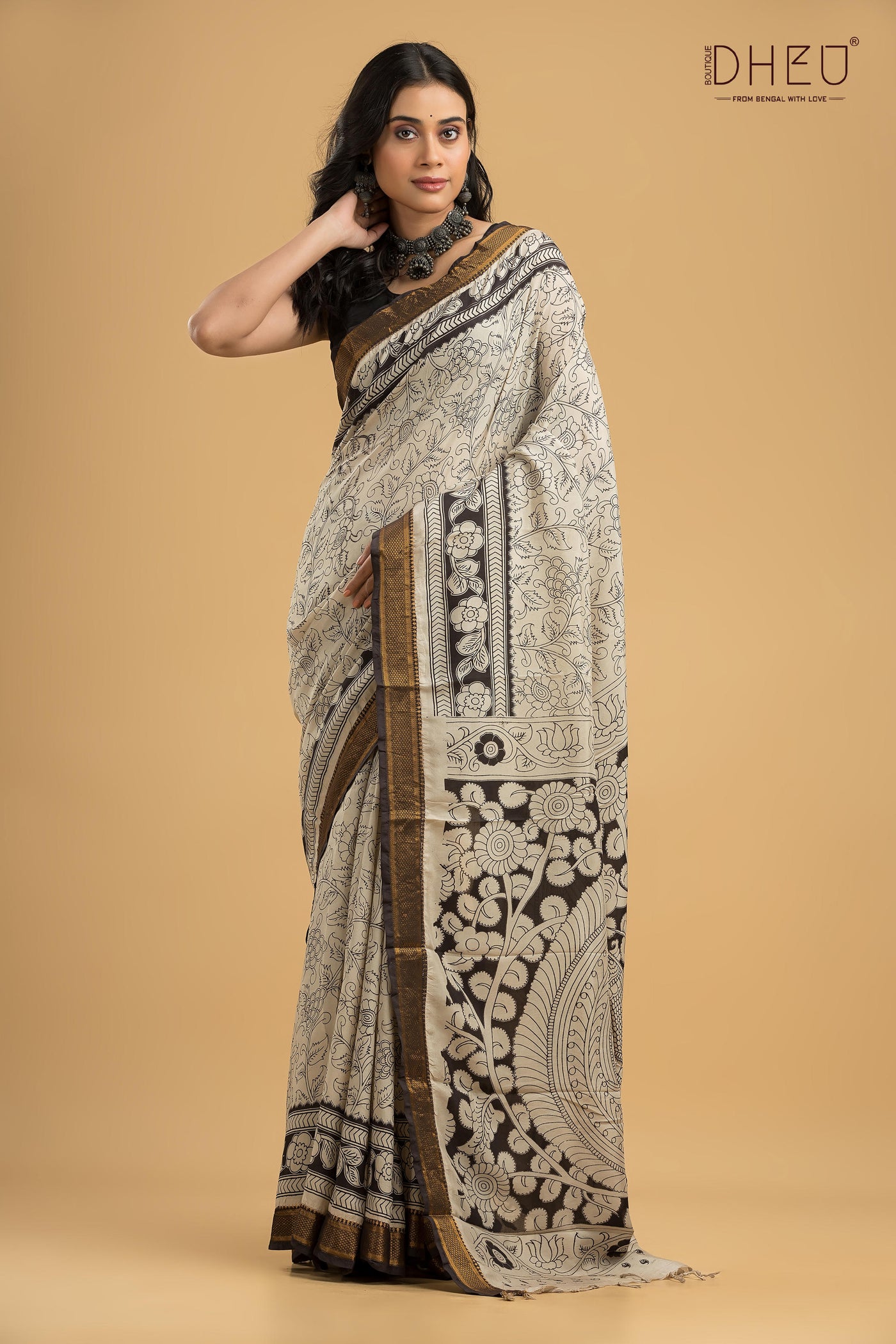 Exclusive Kalamkari Cotton Silk Saree