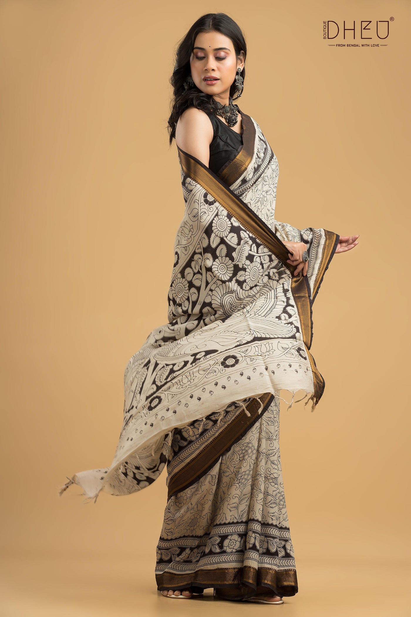 Exclusive Kalamkari Cotton Silk Saree