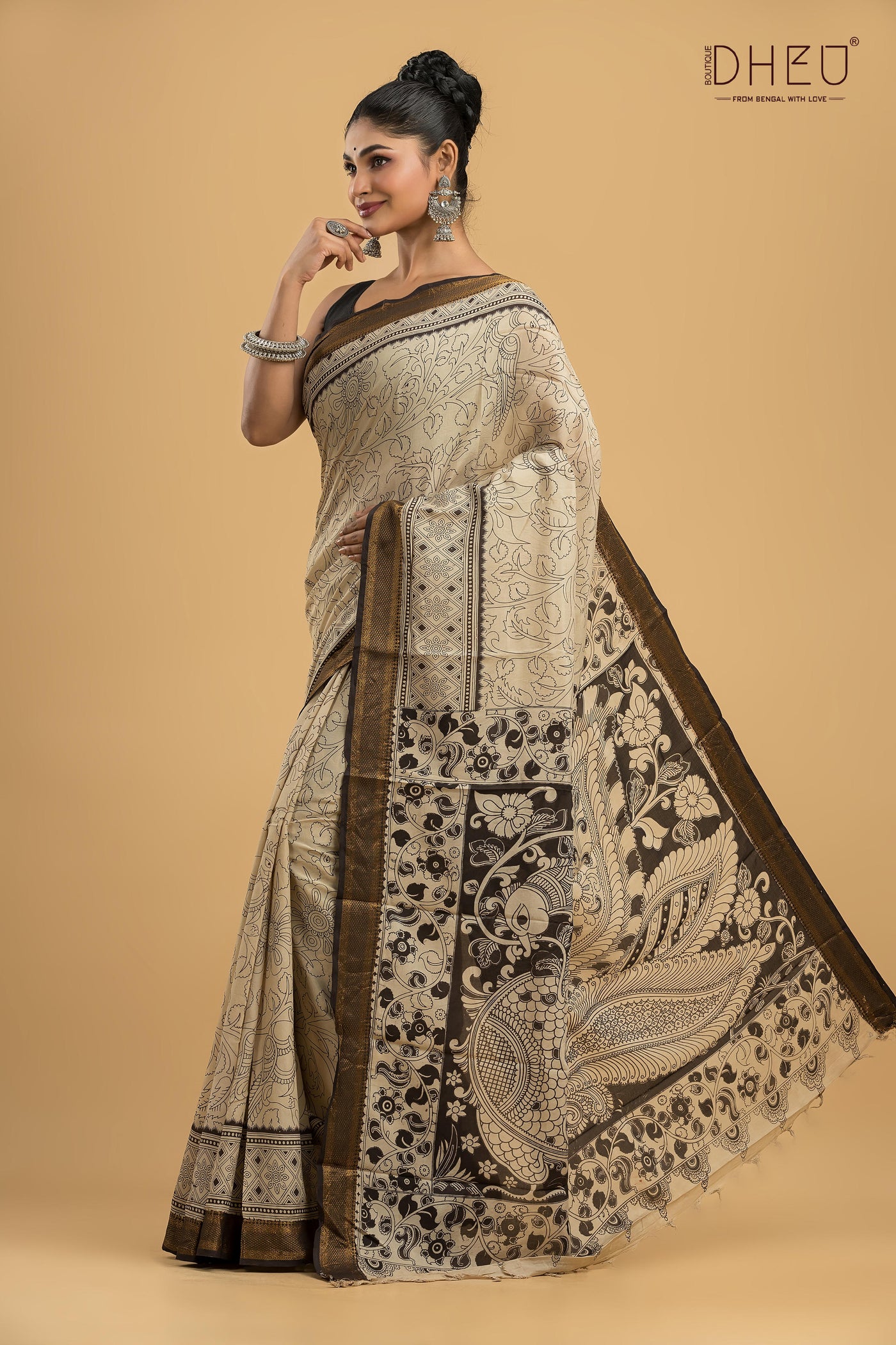 Exclusive Kalamkari Cotton Silk Saree