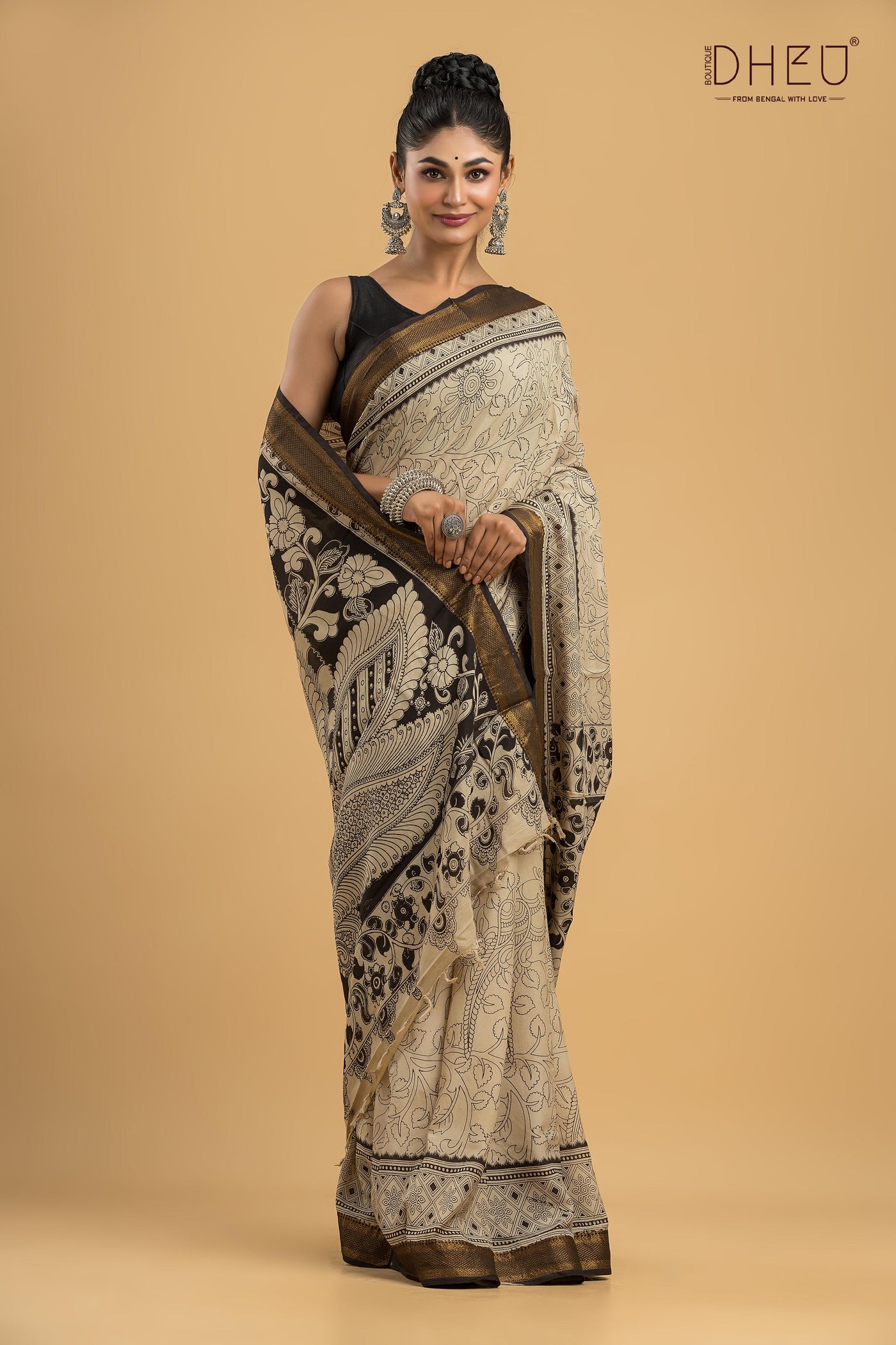 Exclusive Kalamkari Cotton Silk Saree