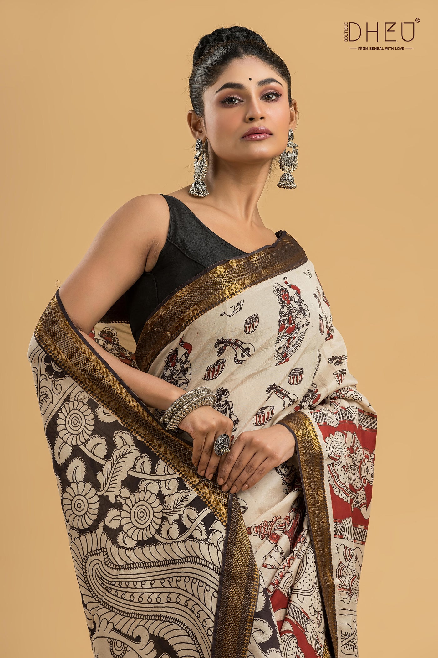 Exclusive Kalamkari Cotton Silk Saree