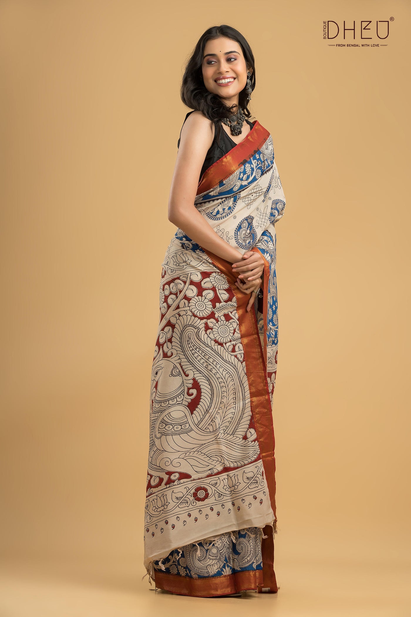 Exclusive Kalamkari Cotton Silk Saree