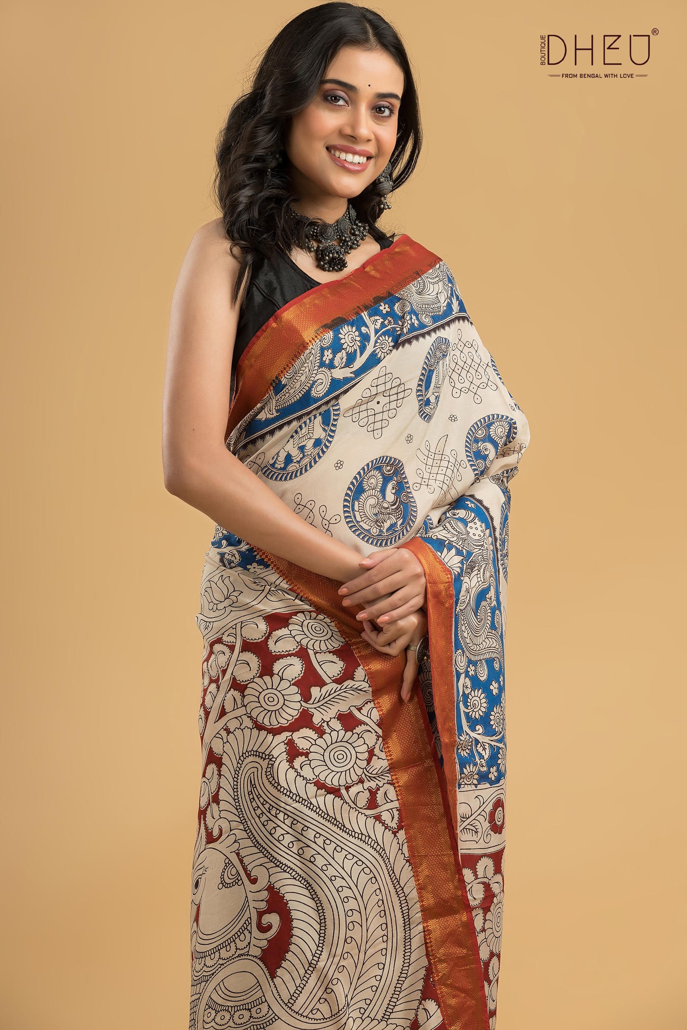 Exclusive Kalamkari Cotton Silk Saree